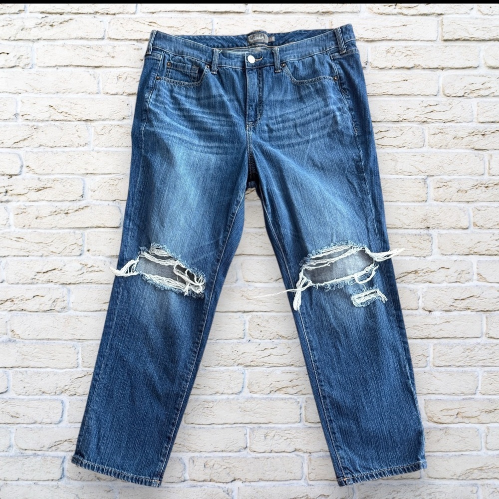 Torrid Distressed Jeans Blue Size 18 R